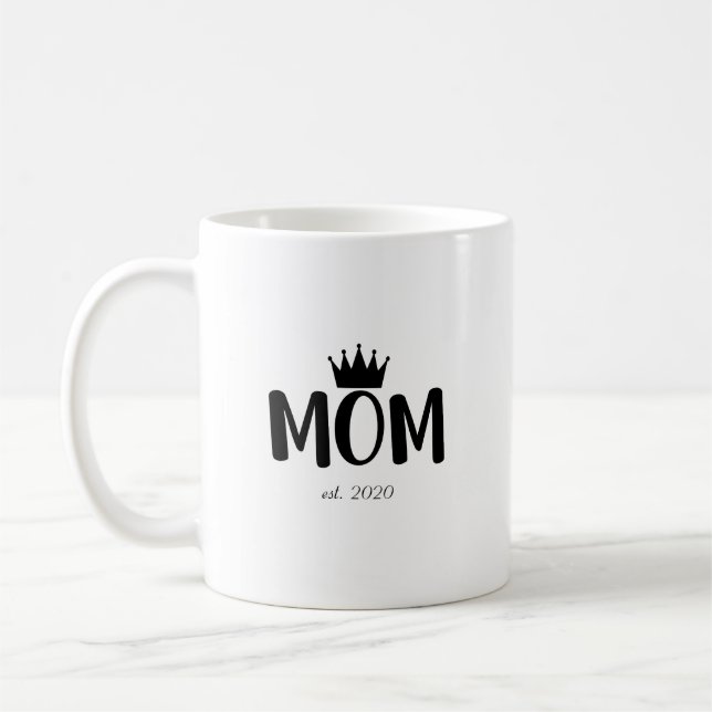 Mug Maman établie 2020 | Personnalisé (Gauche)