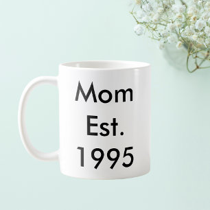 Mug Maman Etablie Année Personnalisée