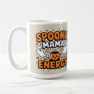 Mug Maman fantôme mignonne énergie effrayante Hallowee