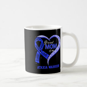 Mug Maman fière d'un guerrier d'ataxie Ruban bleu asso