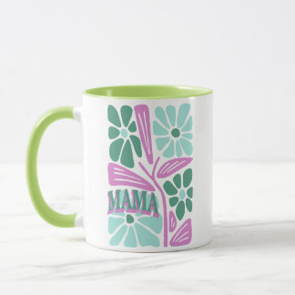Mug Maman Floral Fantaisiste