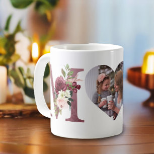 Mug Maman Floral Heart Photo Botanique