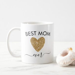 Mug Maman Gift Mothers Day Meilleure maman Gold Partie