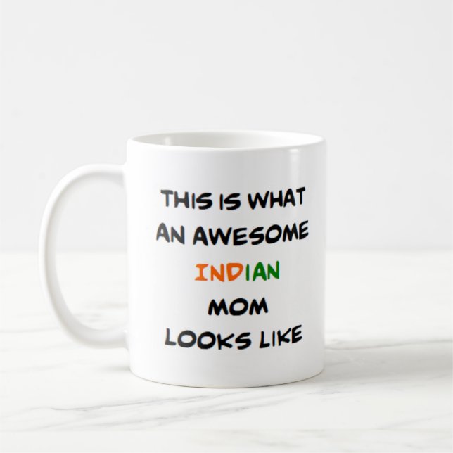 Mug maman indienne, génial (Gauche)