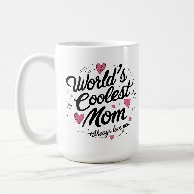 Mug Maman la plus froide du monde - Café classique de  (Gauche)