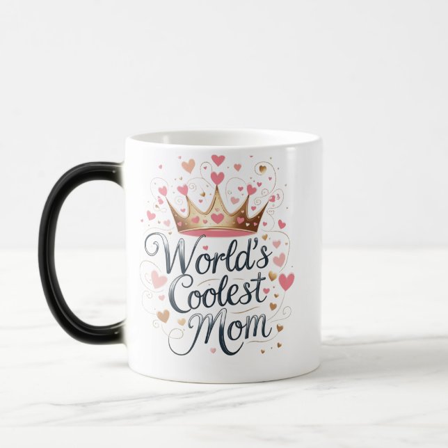 Mug maman le plus froid du monde - Gold Crown & He (Gauche)