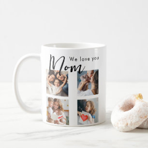 Mug maman, maman, photo collage, on t'aime, typographi