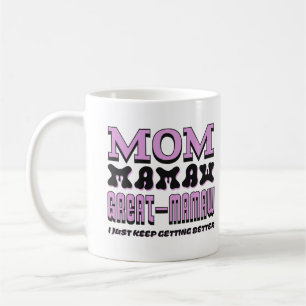 Mug Maman Mamaw Grand Mamaw Je Ne Cesse De M'Améliorer