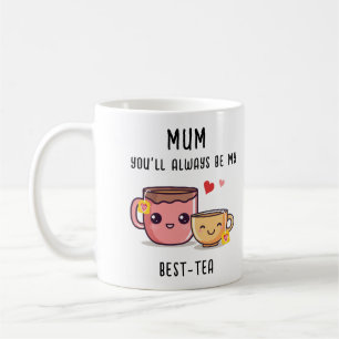 Mug Maman Meilleur Thé Personnalisé Drôle Cadeau Drôle