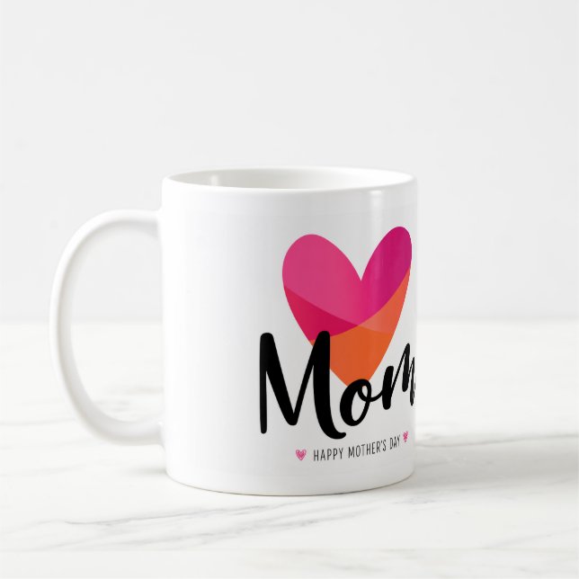 Mug Maman moderne mignonne avec un design en forme de  (Gauche)