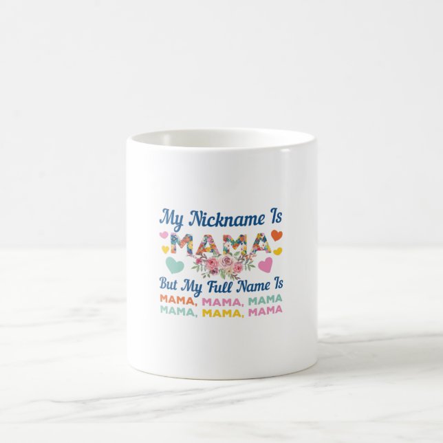 Mug Maman Mon Surnom Est Maman Anniversaire (Centre)