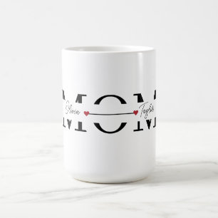 Mug Maman Nom personnalisé Fête des mères