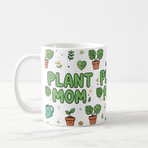 Mug Maman Plante Typographie Drôle Cadeau de Plantes M