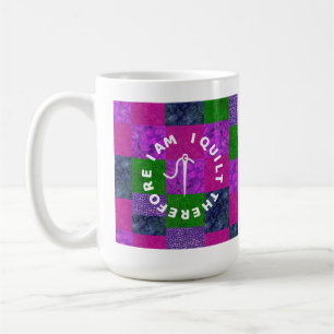 Mug Maman quilteuse grand-mère patchwork de tissu de q