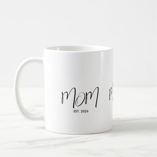 Mug Maman Script Établie (Gauche)