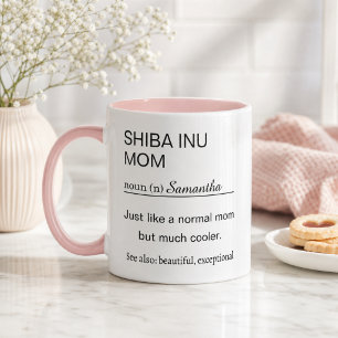 Mug Maman Shiba Inu Personnalisée