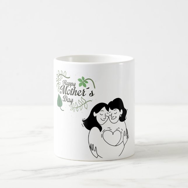 Mug "Maman, ta chaleur est mon confort. muglady" (Centre)