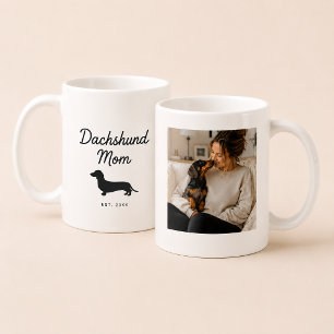 Mug Maman Teckel Photo personnalisé de Wiener Dog