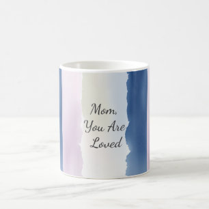 Mug Maman tu es aimée Bloc de couleurs pastel