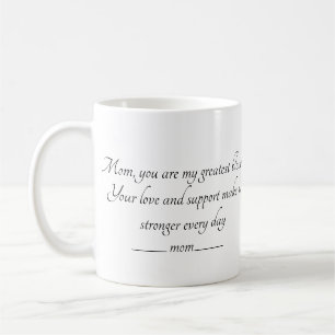 Mug Maman, tu es la raison pour laquelle je souris/cad