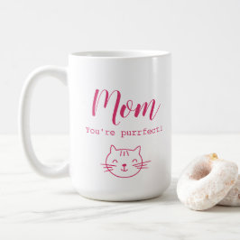 Mug "Maman, tu es parfait" drôle, mignon amoureux des