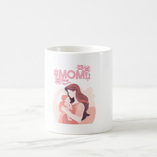 Mug "Maman, tu rends le monde plus radieux. muglady" (Centre)