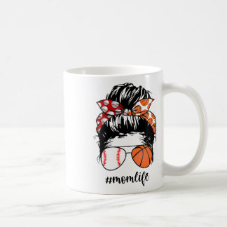 Mug Maman Vie Vendre Sketll Maman Messager Bun Amusant