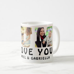 Mug Maman We Love You Custom Mothers Day Photo Collage