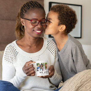 Mug Maman We Love You Custom Mothers Day Photo Collage