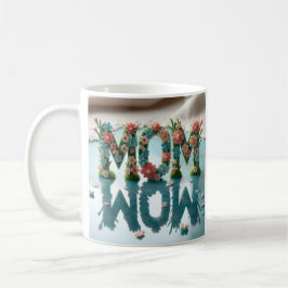 Mug Maman Wow Floral Orné