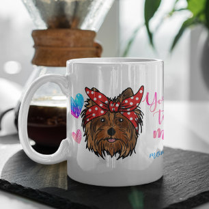 Mug Maman Yorkshire Terrier Mignon Amoureux des Chiens