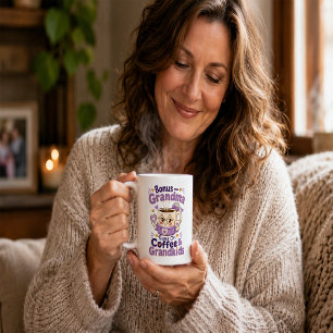 Mug Mamie Bonus Fonctionne Au Café Et Aux Petits-Enfan