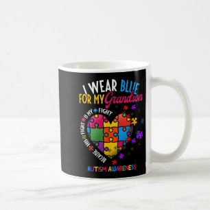 Mug Mamie Papère Je Porte Bleu Pour Mon Petit-Fils Aut