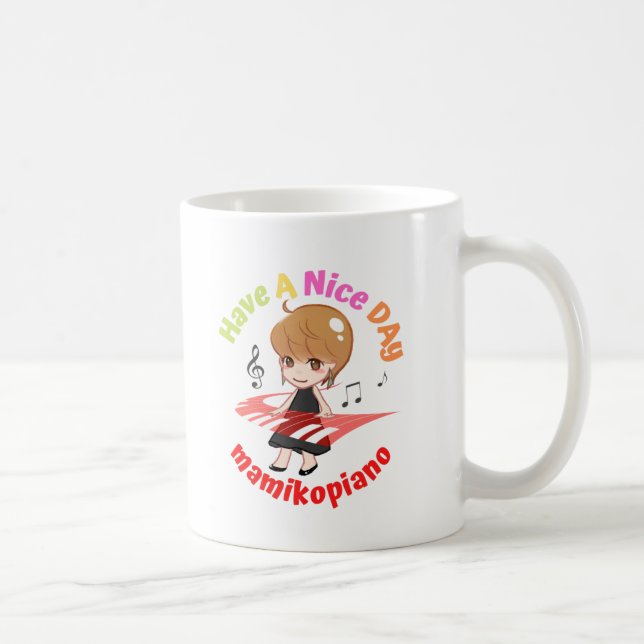Mug 【mamikopiano】マグカップ／Mug  (Droite)