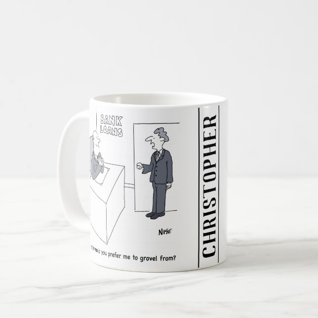 Mug Man s'attend à grandir au département des prêts ba (Devant gauche)
