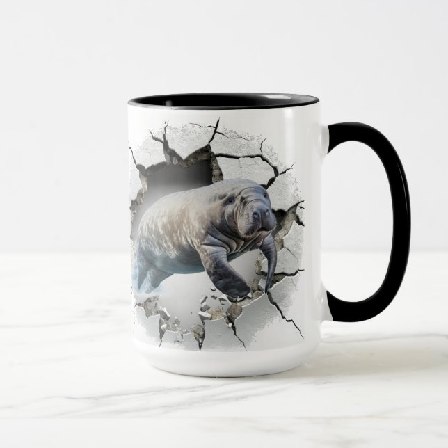 Mug Manate brisant le mur (Droite)