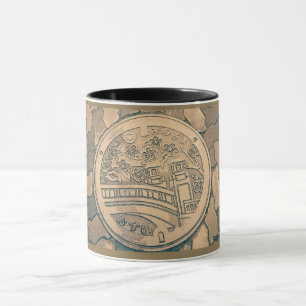 Mug Manche couverture en pierre orientale bronze de la