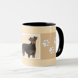 Mug Manchester Terrier Peinture Art animal original