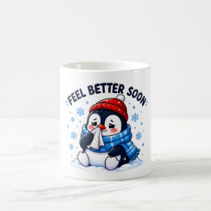 Mug Manchot Bon rétablissement Vœu de rétablissement