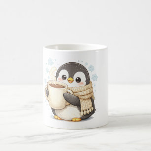Mug Manchot café du matin