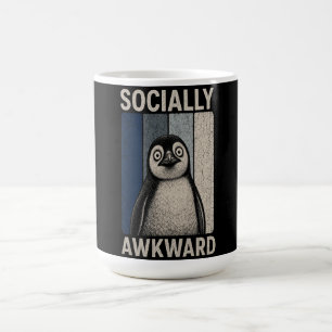 Mug Manchot maladroit drôle Humour rétro 