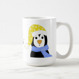 Mug Manchot surpris - Juste en train de se détendre