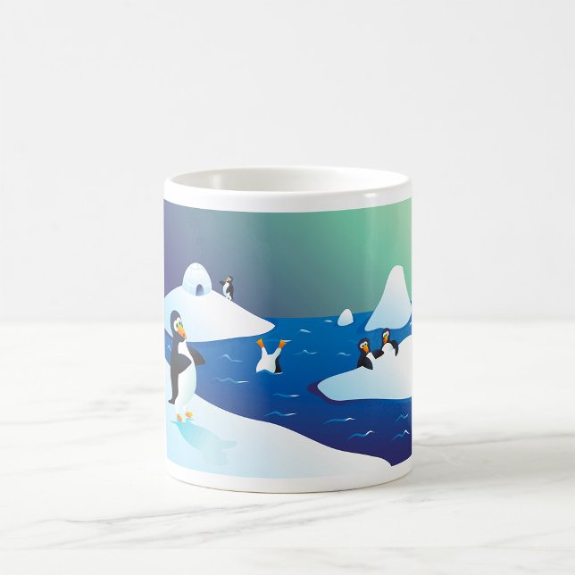 Mug Manchots Et Glace (Créateur téléchargé)