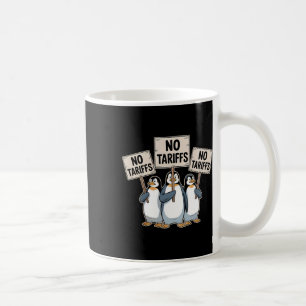 Mug Manchots protestent contre les tarifs douaniers de