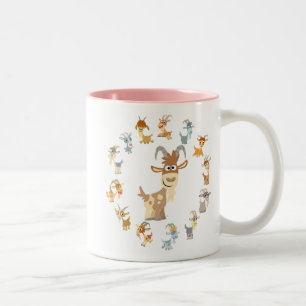 Mug Mandala Chèvre de Dessin Animé Mignon