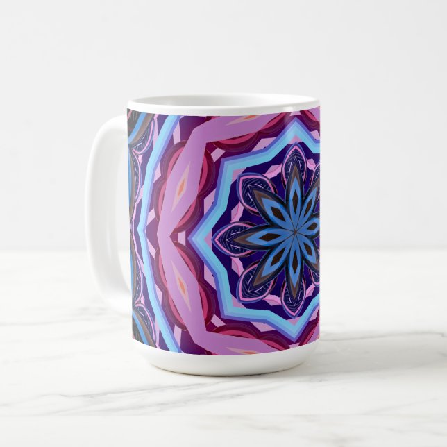 Mug Mandala coloré (Devant gauche)