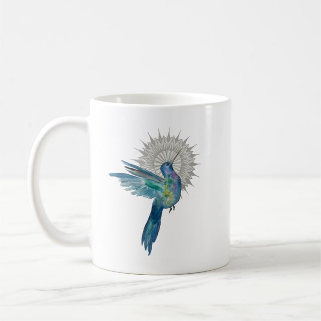 Mug Mandala de colibri (Gauche)