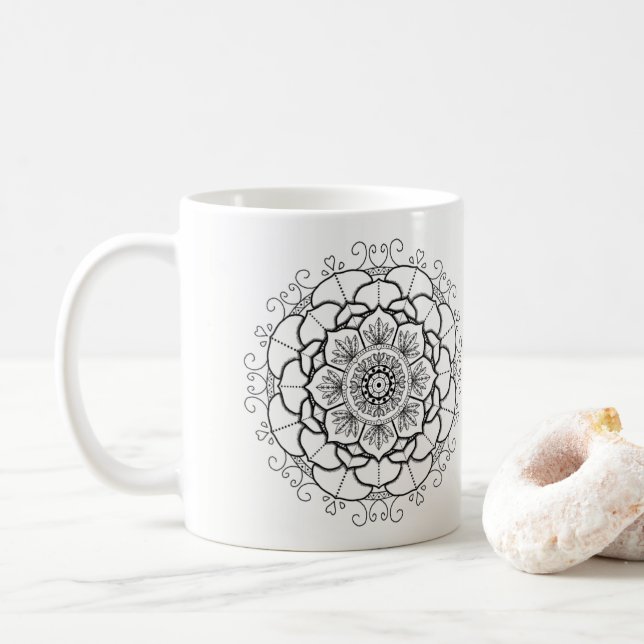 Mug Mandala de manne (Avec donut)