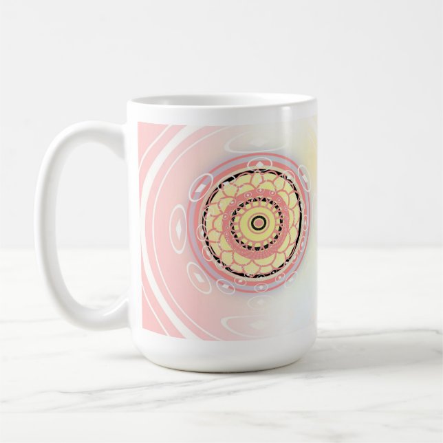 Mug Mandala Design Art (Gauche)