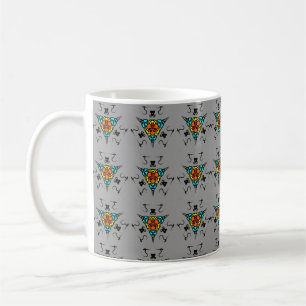 Mug Mandala en ardoise moderne"
